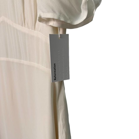 Reformation Dusk Dress in Ivory - Picture 11 of 11
